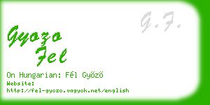 gyozo fel business card